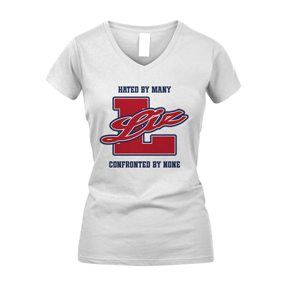 Hated By Many Confronted By None Personalized Name Shirt LIZ M1-8