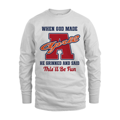 God Made Your Name Custom Shirt APRIL M1-16