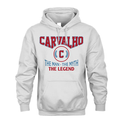 The Man The Myth The Legend Jet Style Shirt CARVALHO M1-9