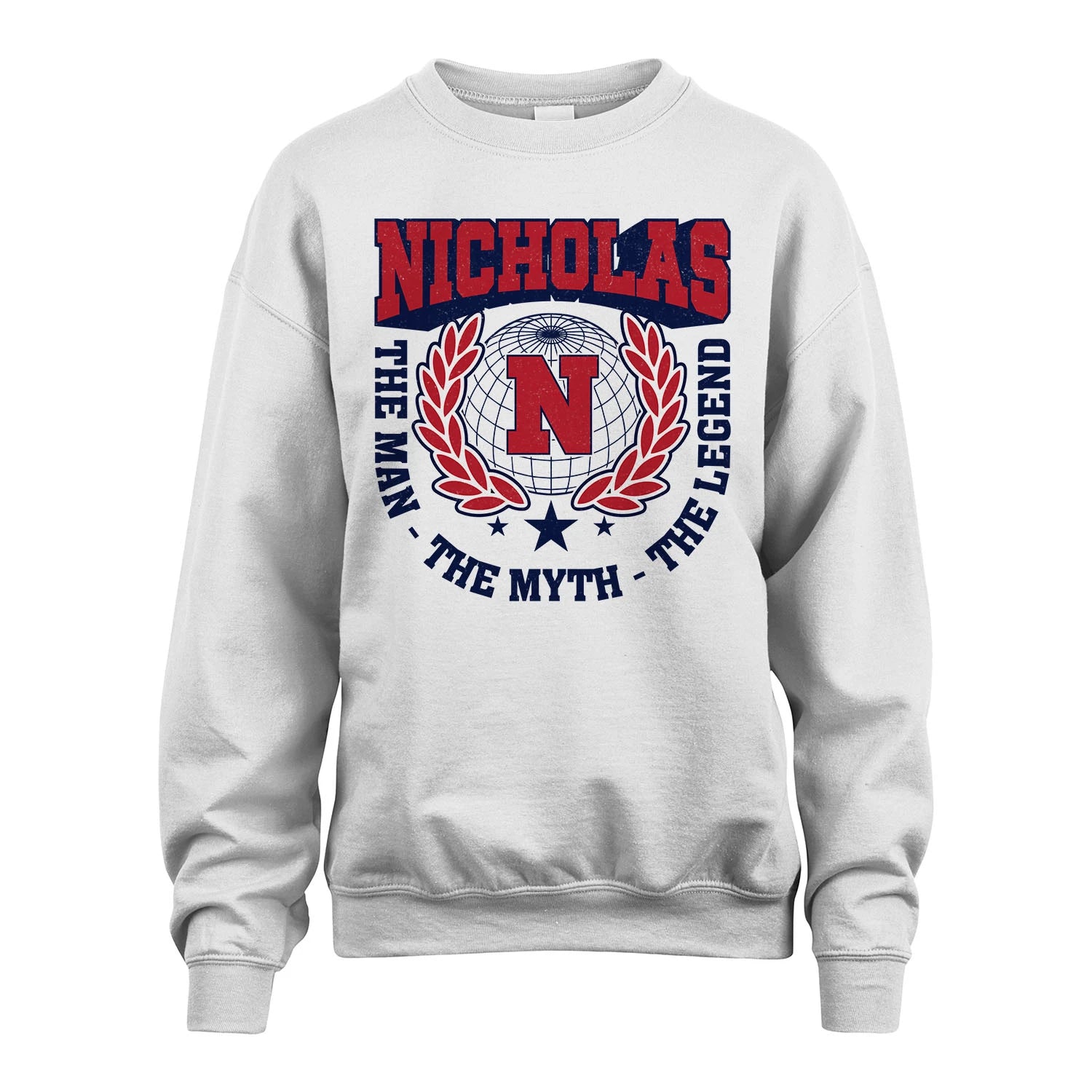 The Man The Myth The Legend Logo Shirt NICHOLAS M1-30