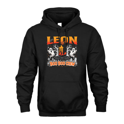 Boo Boo Crew Halloween Custom Name Shirt LEON M1-28