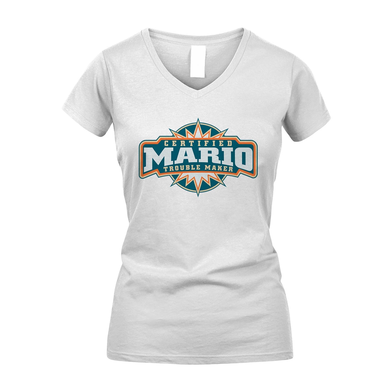 Certified Your Name Trouble Maker Shirt MARIO M1-36