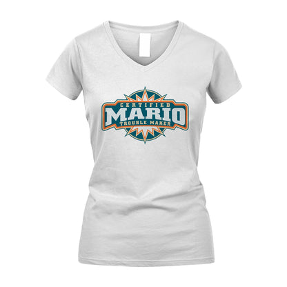 Certified Your Name Trouble Maker Shirt MARIO M1-36