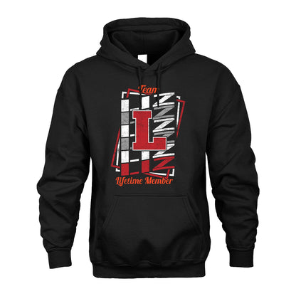 Team Your Name Lifetime Member Sporty Shirt LIZ M1-25