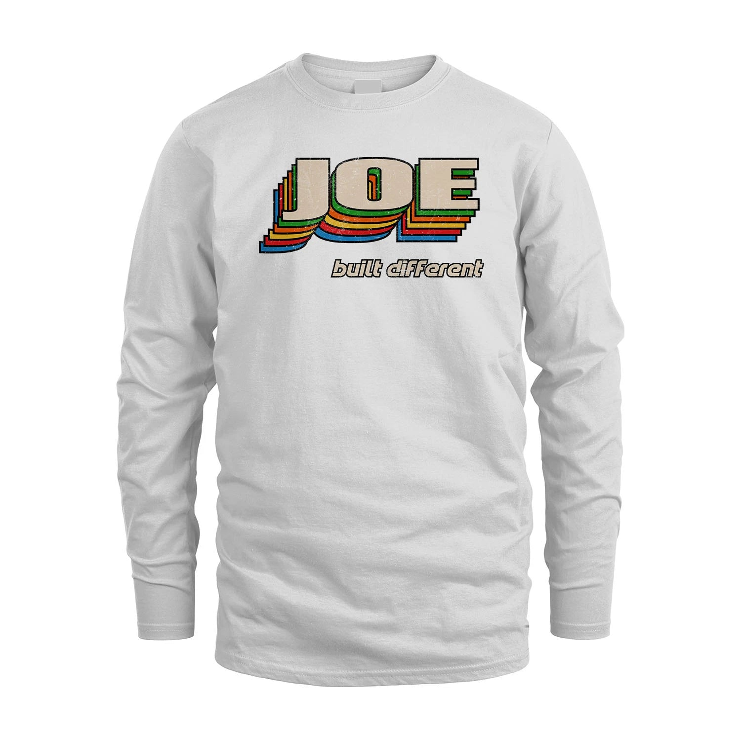 Your Name Built Different Retro Shirt JOE M1-26