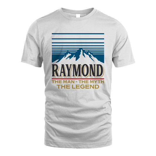 The Man The Myth The Legend Vintage Mountain Shirt RAYMOND M1-19