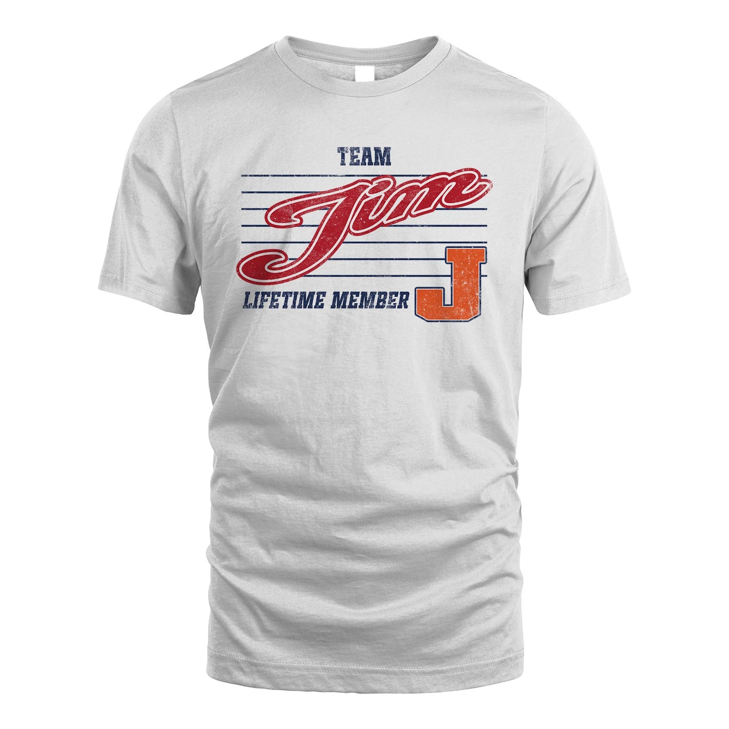 Team Your Name Lifetime Member Vintage Shirt JIM M1-24