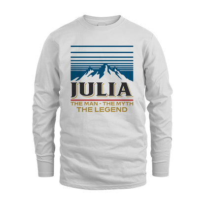 The Man The Myth The Legend Vintage Mountain Shirt JULIA M1-19