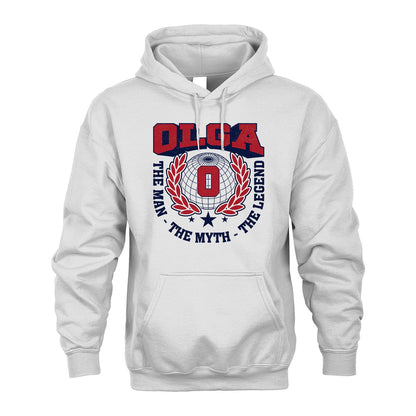 The Man The Myth The Legend Logo Shirt OLGA M1-30