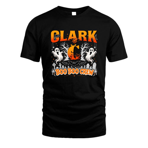 Boo Boo Crew Halloween Custom Name Shirt CLARK M1-28