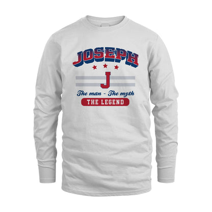 The Man The Myth The Legend With Your Name Shirt JOSEPH M1-35