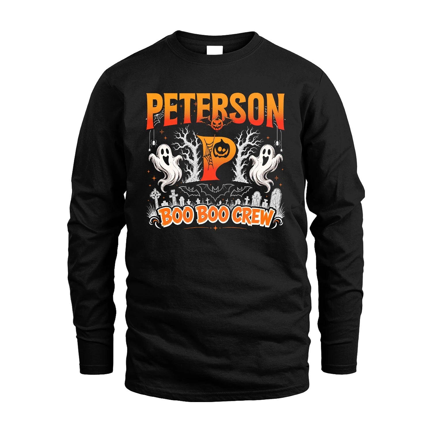 Boo Boo Crew Halloween Custom Name Shirt PETERSON M1-28