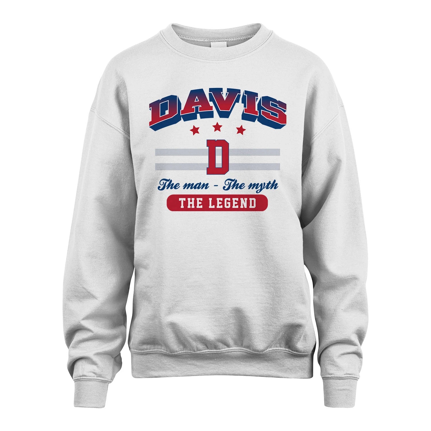 The Man The Myth The Legend With Your Name Shirt DAVIS M1-35