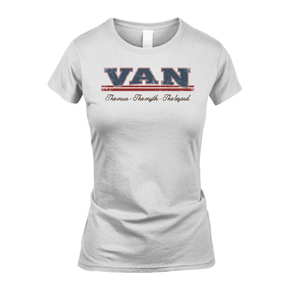 The Man The Myth The Legend Vintage Shirt VAN M1-6