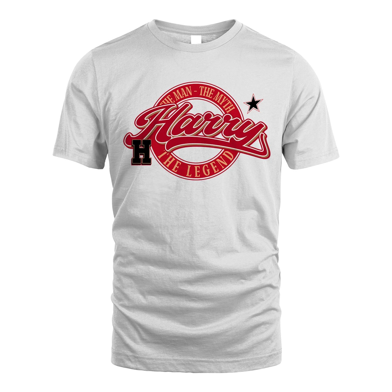 The Man The Myth The Legend Sporty Shirt HARRY M1-14