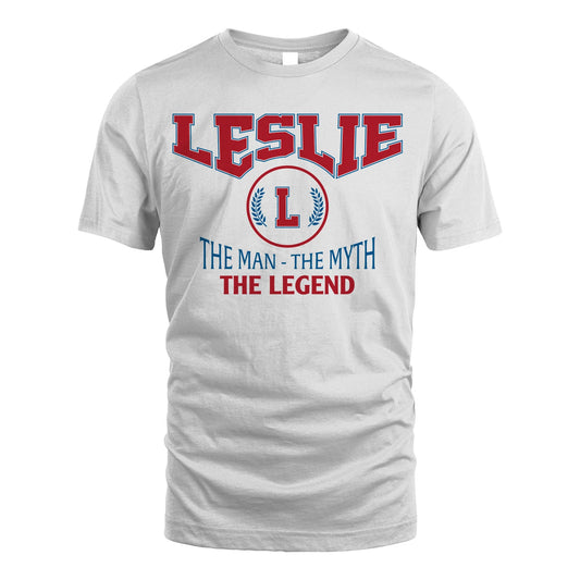 The Man The Myth The Legend Jet Style Shirt LESLIE M1-9