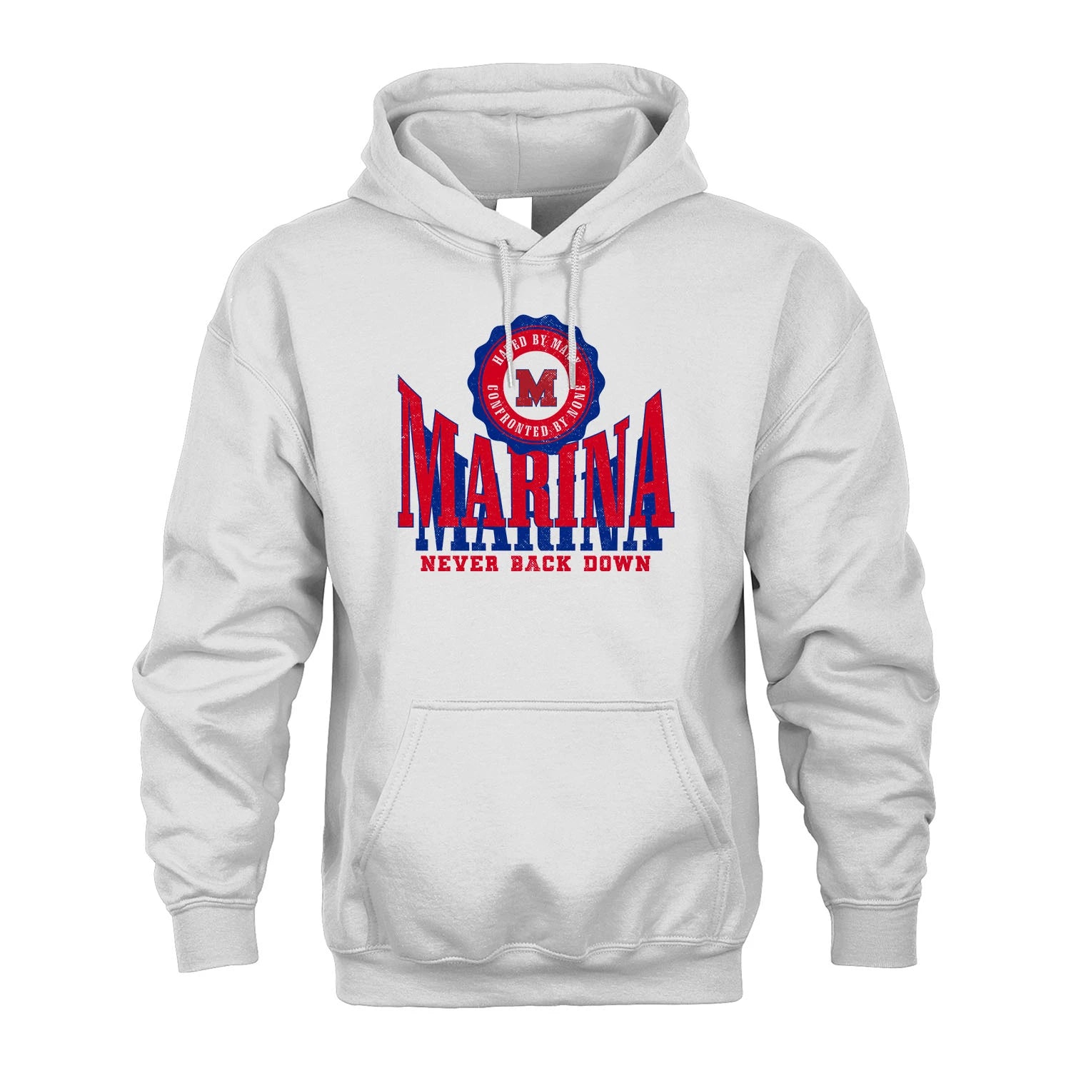 Your Name Never Back Down Shirt MARINA M1-33