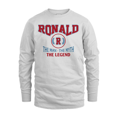 The Man The Myth The Legend Jet Style Shirt RONALD M1-9