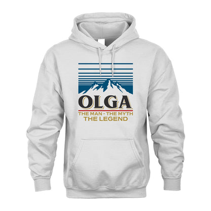 The Man The Myth The Legend Vintage Mountain Shirt OLGA M1-19