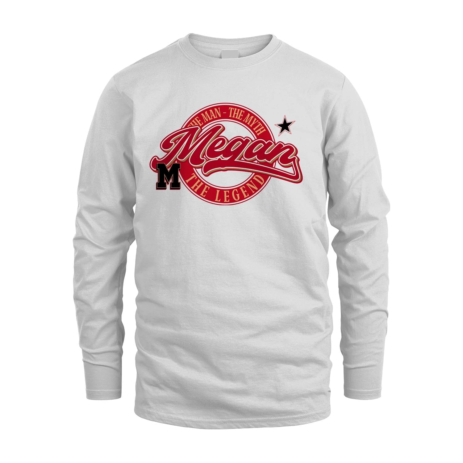 The Man The Myth The Legend Sporty Shirt MEGAN M1-14