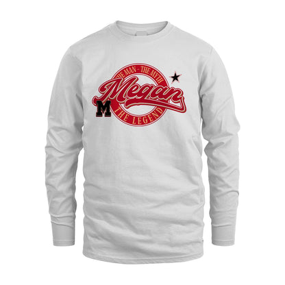 The Man The Myth The Legend Sporty Shirt MEGAN M1-14