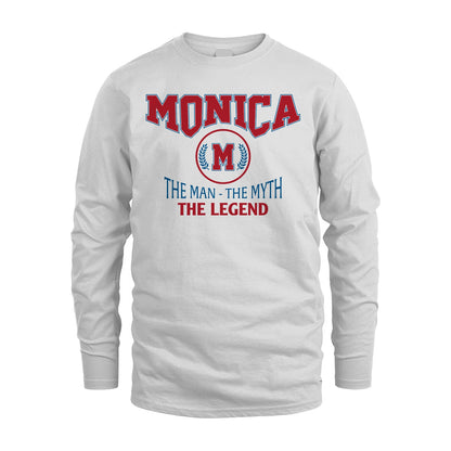 The Man The Myth The Legend Jet Style Shirt MONICA M1-9