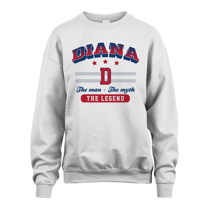 The Man The Myth The Legend With Your Name Shirt DIANA M1-35