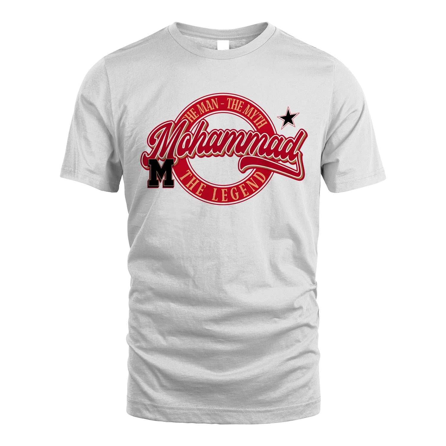 The Man The Myth The Legend Sporty Shirt MOHAMMAD M1-14