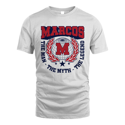 The Man The Myth The Legend Logo Shirt MARCOS M1-30