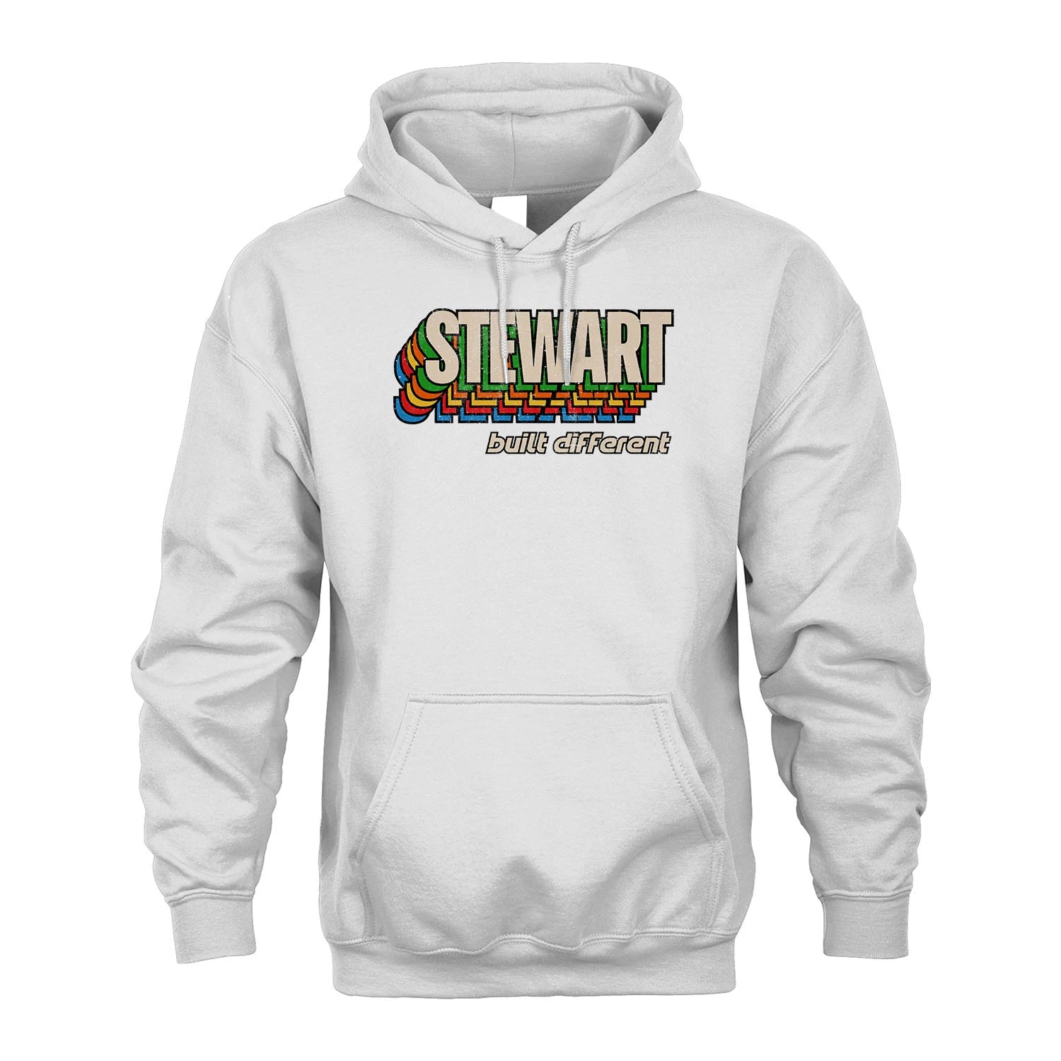 Your Name Built Different Retro Shirt STEWART M1-26