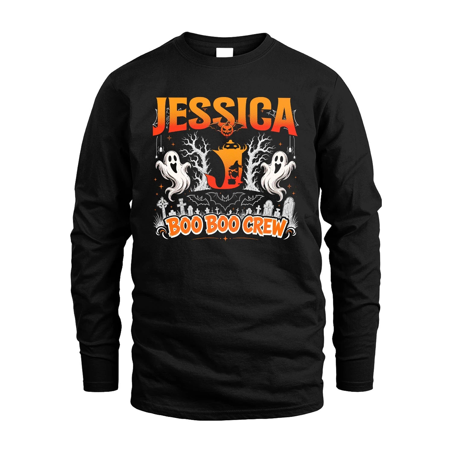 Boo Boo Crew Halloween Custom Name Shirt JESSICA M1-28