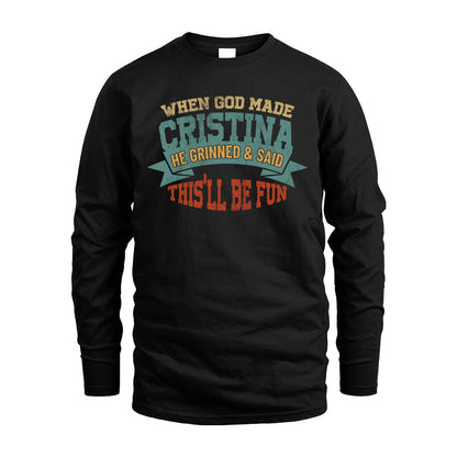 The Man The Myth The Legend Sporty Shirt CRISTINA M1-15