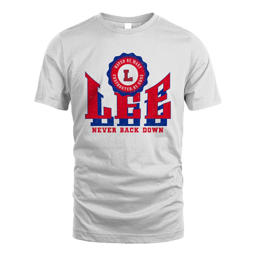 Your Name Never Back Down Shirt LEE M1-33