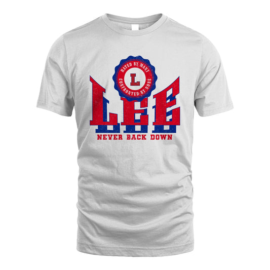 Your Name Never Back Down Shirt LEE M1-33