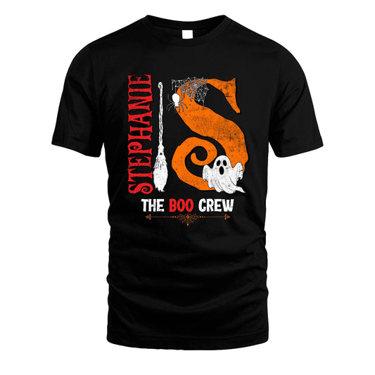 The Boo Crew Halloween With Your Name Shirt STEPHANIE M1-23