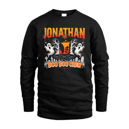 Boo Boo Crew Halloween Custom Name Shirt JONATHAN M1-28