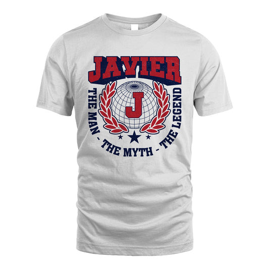 The Man The Myth The Legend Logo Shirt JAVIER M1-30