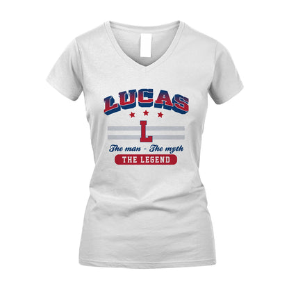 The Man The Myth The Legend With Your Name Shirt LUCAS M1-35