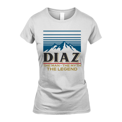 The Man The Myth The Legend Vintage Mountain Shirt DIAZ M1-19