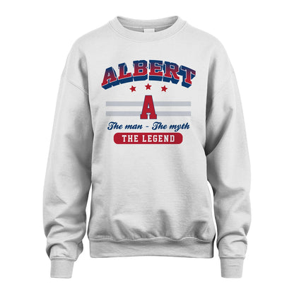 The Man The Myth The Legend With Your Name Shirt ALBERT M1-35