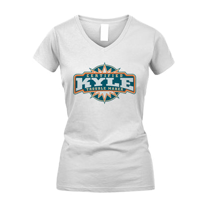 Certified Your Name Trouble Maker Shirt KYLE M1-36