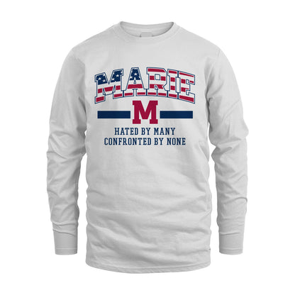 Hated By Many Confronted By None America Shirt MARIE M1-10