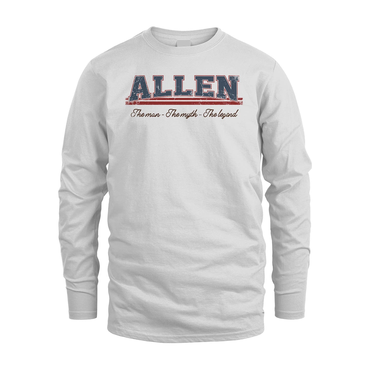 The Man The Myth The Legend Vintage Shirt ALLEN M1-6