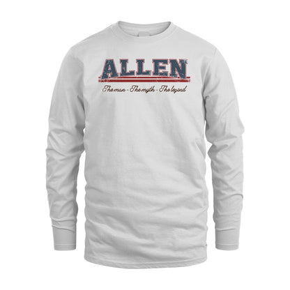 The Man The Myth The Legend Vintage Shirt ALLEN M1-6