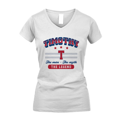 The Man The Myth The Legend With Your Name Shirt TIMOTHY M1-35