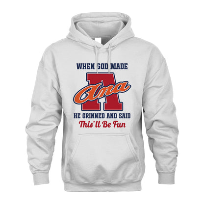 God Made Your Name Custom Shirt ANA M1-16