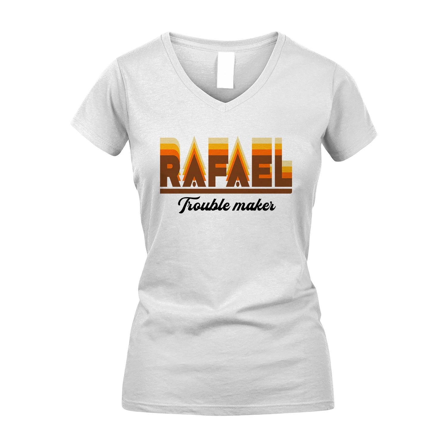 Your Name Trouble Maker Funny Shirt RAFAEL M1-34