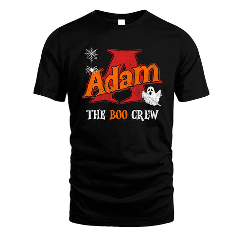 The Boo Crew Halloween Custom Name Shirt ADAM M1-22