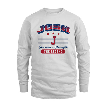 The Man The Myth The Legend With Your Name Shirt JOSH M1-35