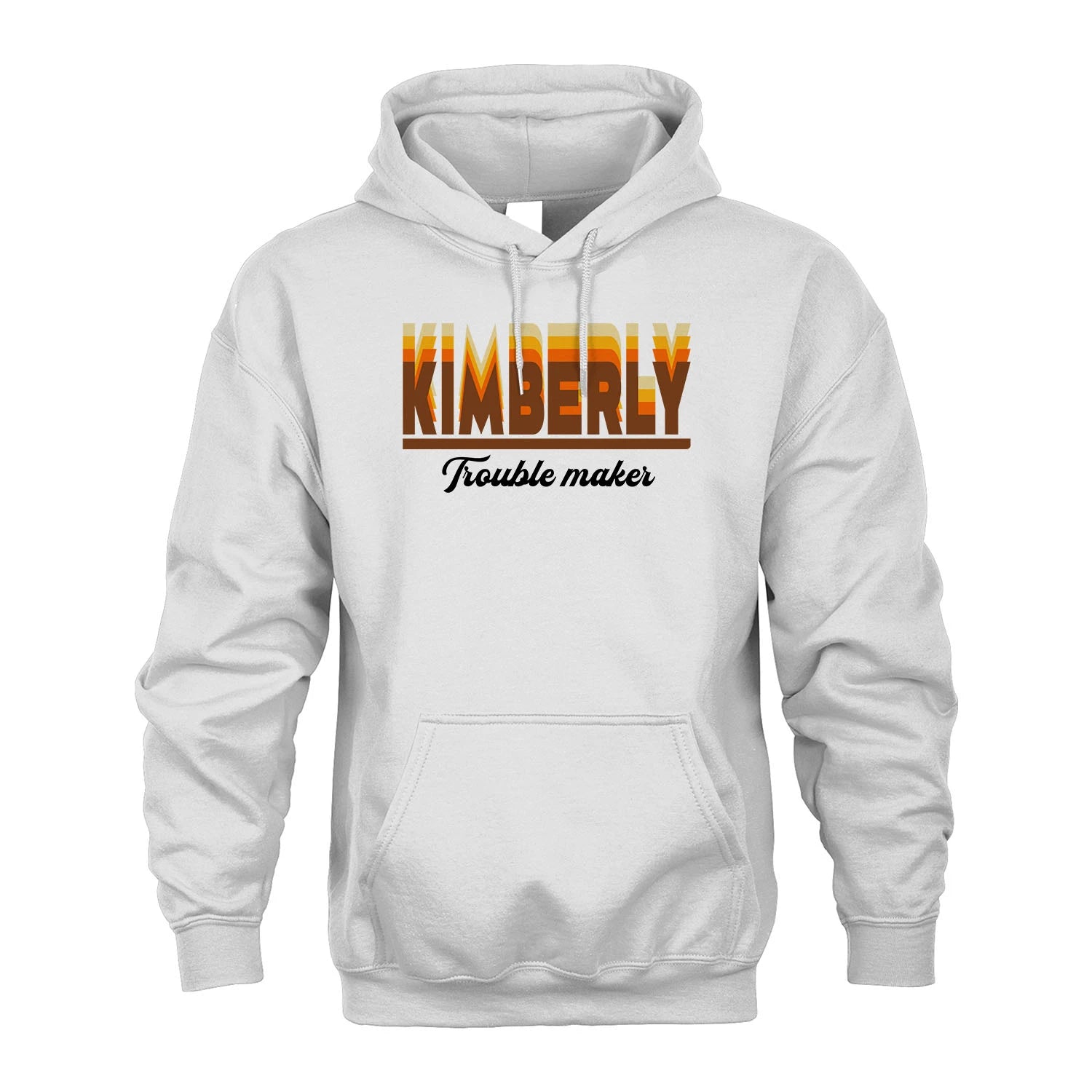 Your Name Trouble Maker Funny Shirt KIMBERLY M1-34